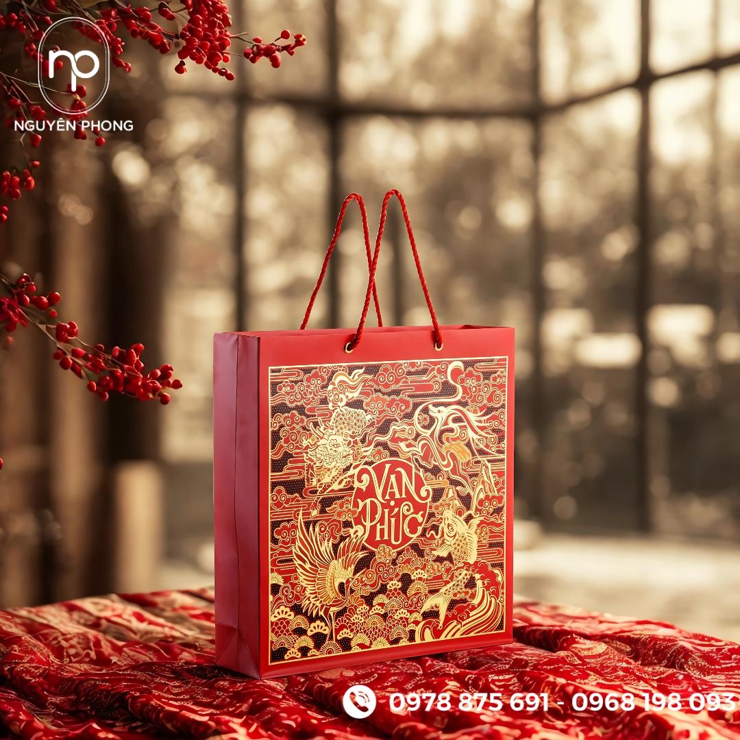  in túi giấy đựng quà tết